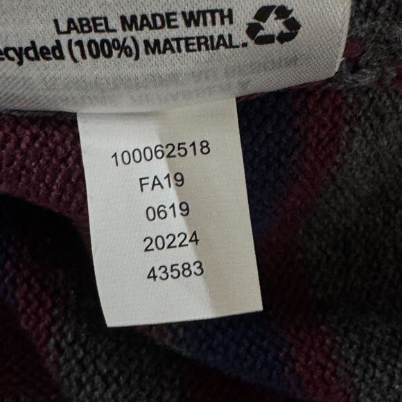 New Club Room Striped Crewneck Sweater Men's Size Large - Picture 5 of 9